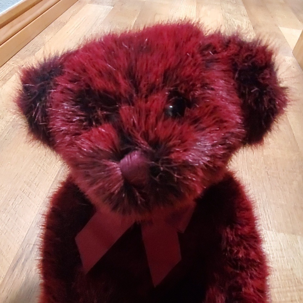 Russ Romanoff Red 14"‎ Teddy Bear - Picture 2 of 8
